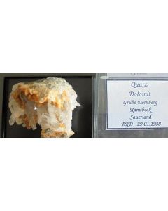 Quarz (Bergkristall) xx; Grube Dörnberg, Ramsbeck, Sauerland, D; NS