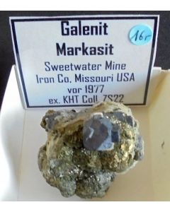 Galenit (Bleiglanz) xx; Sweetwater Mine, Joplin, Iron Co., MO, USA; KS
