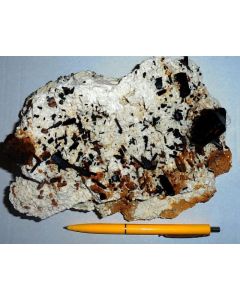 Schörl + Siderit xx; Erongo Mtns., Usakos, Namibia; GS