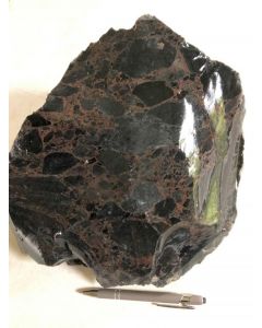 Obsidian (schwarz-braune Brekkzie) Armenien, 100 kg