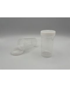 Screw Cap Jar, Cylinder Jar; 8,5 x 4,2 cm, transparent; 1 piece