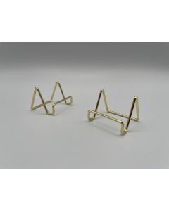Metal display stand; gold, 35 x 30 x 40 mm; 1 piece