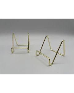 Metal display stand; gold, 70 x 55 x 60 mm; 1 piece