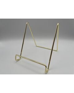 Metal display stand; gold, 150 x 120 x 130 mm; 1 piece