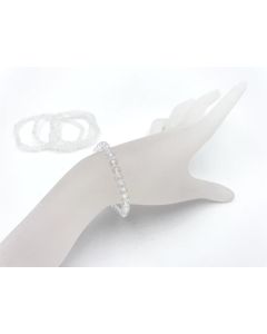 Armband für Kinder, Bergkristall, 4 mm Kugeln, 1 Stück