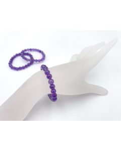 Armband für Kinder, Amethyst, 6 mm Kugeln, 1 Stück