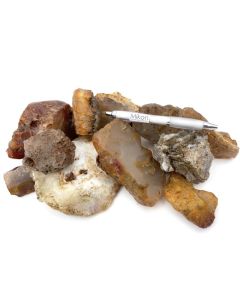 Agate; parts, unsorted, Sumatra, Indonesia; 1 kg