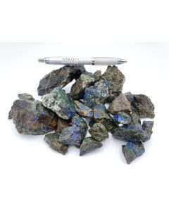 Azurite; with malachite, Zomba, Malawi; 1 kg
