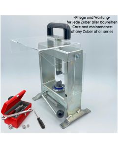 ZUBER MP5 maintenance; service and care from professionals for green or silver Zuber rock trimmer
NOT A TRIMMER UNIT! THIS IS TO REBUILD YOUR CURRENT UNIT ONLY; REPLACE SEAL KIT,  ETC ETC