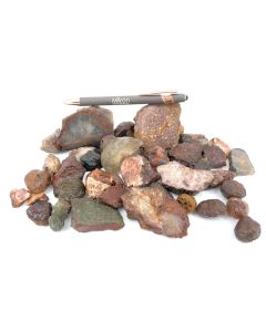 Agate; mixed, Saxony, Germany; 1 kg