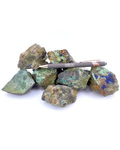 Epidot, Malachit; Morenci, Arizona, USA; 1 kg