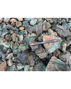 Chrysokoll mit Matrix; Rössingberge, Swakopmund, Namibia; 100 kg 