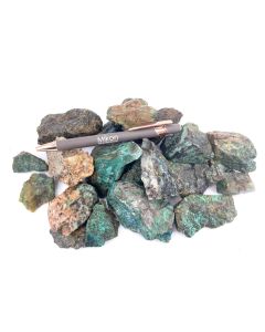 Chrysocolla with matrix; Rössingberge, Swakopmund, Namibia; 1 kg 
