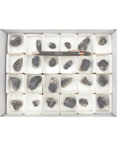 Silbermineralien, Pyrargyrit xx, Dyskrasit, Argyrodit xx, Canfieldit xx; Colquechaca, Bolivien; 1 Halbformat Steige, Unikat