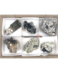 Aegirine xx; on matrix; Mt. Malosa, Zomba, Malawi; 1 unique flat (349)