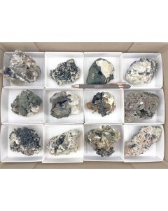 Aegirine xx; on matrix; Mt. Malosa, Zomba, Malawi; 1 unique flat (351)