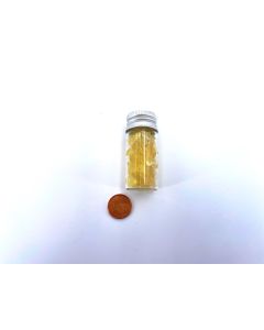 Danburit; gelb, teilweise gemmy im Fläschchen; 1 Stück