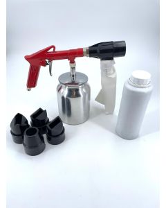 Sandblast cleaner (gun without COMPRESSOR) in a full set