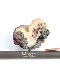 Vanadinite xls; Namib Lead Mine, Swakopmund, Namibia; Scab