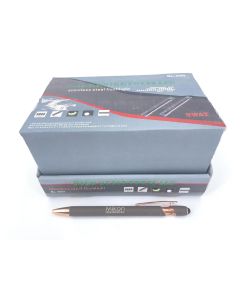 LED Taschenlampe, Schlüsselanhänger; silber; Karton mit 24 Stück