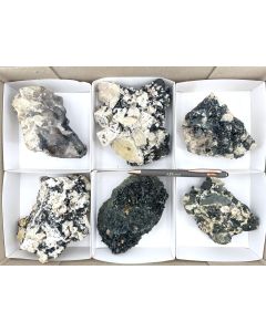 Aegirine xls, Zircon xls, Feldspar xls; Mt. Malosa, Zomba, Malawi; 1 unique flat (486)