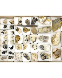 Aegirine xls, Smoky Quartz xls, Feldspar xls; Mt. Malosa, Zomba, Malawi; 1 unique flat (526)