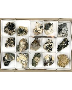 Aegirine xls, Pyrochlore etc. xls; Mt. Malosa, Zomba, Malawi; 1 unique flat (536)