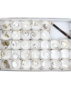 Meyerhofferite xls; Monte Blanco Mine, Death Valley, California, USA; 1 flat; unique