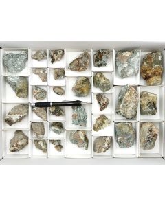 Adular, Calcite xls etc.; Binntal, Switzerland; 1 flat