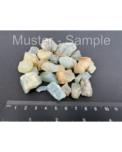 Aquamarin (Beryll); Mzimba, Malawi; 100 g Beutel