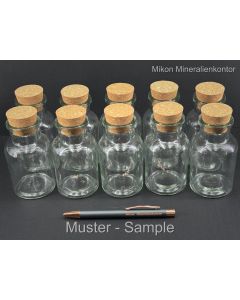 Glass bottle, 125 ml; 10 pieces