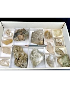 Bergkristall, Adular xx; Binntal, Wallis, Schweiz; 1 Steige; Unikat