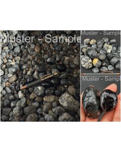 Obsidian "Apache Tears"; Arizona, USA; 10 kg