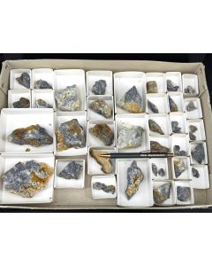 Altait mit Sphalerit; Bardzruni, Armenien; 1 Steige; Unikat 