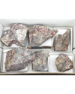 Chalcotrichite xls, Cuprite xls; Ray Mine, AZ, USA; 1 unique flat
