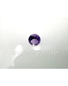 Amethyst facettiert; 5 mm; Sambia; 1 Stück