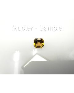 Citrin facettiert; 6 x 6 mm; Kongo; 1 Stück