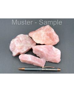 Rose quartz; TOP quality!, Mzimba, Malawi; 1 kg