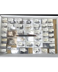 Mineralien gemischt; Gila River Wilderness, Grant County, NM, USA; Gerd Tremmel Sammlung; 1 Steige; Unikat