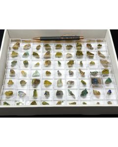 Philipsbornit, Osarizawait xx; Grandview Mine, Grand Canyon, AZ, USA; 1 Halbformat Steige; Unikat