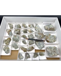 Skorodit xx, Schultenit xx; Gold Hill MIne, UT, USA; 1 Steige; Unikat