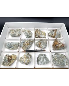 Skorodit xx, Schultenit xx; Gold Hill MIne, UT, USA; 1 Steige; Unikat