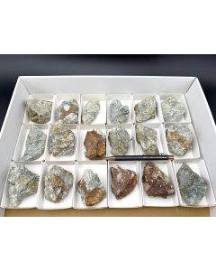 Skorodit xx, Schultenit xx; Gold Hill MIne, UT, USA; 1 Steige; Unikat