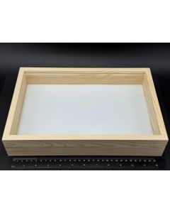 Schaukasten (Schmuckdisplay, Schmucklade); Kiefer; 1 St&uuml;ck