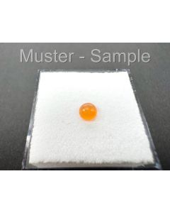 Mondstein; Peach; 3 x 3 mm; Malawi; 1 St&uuml;ck