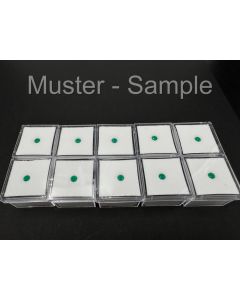 Achat; gr&uuml;n; facettiert; 4 x 2 mm; Brasilien; 10 St&uuml;ck