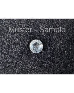 Topas; klein; wei&szlig;; 2,5 mm; Madagaskar; 1 St&uuml;ck