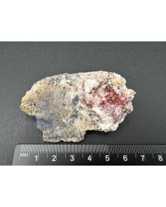 Zinnober (Cinnabarit) xx; St. Eulalia, Chihuahua, Mexiko; NS; Einzelst&uuml;ck