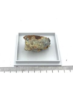 Cuprosklodovskite xls; Uranus mine, Kleinrückerswalde, Annaberg-Buchholz, Saxony, Germany; Min