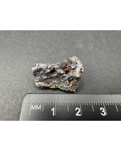 Ged. Quecksilber, Zinnober - Cinnabarit xx; Moschelandsberg, Pfalz, Deutschland; MM; Einzelstück